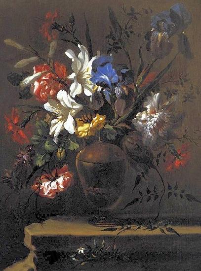 Bartolome Perez Vase of Flowers Norge oil painting art